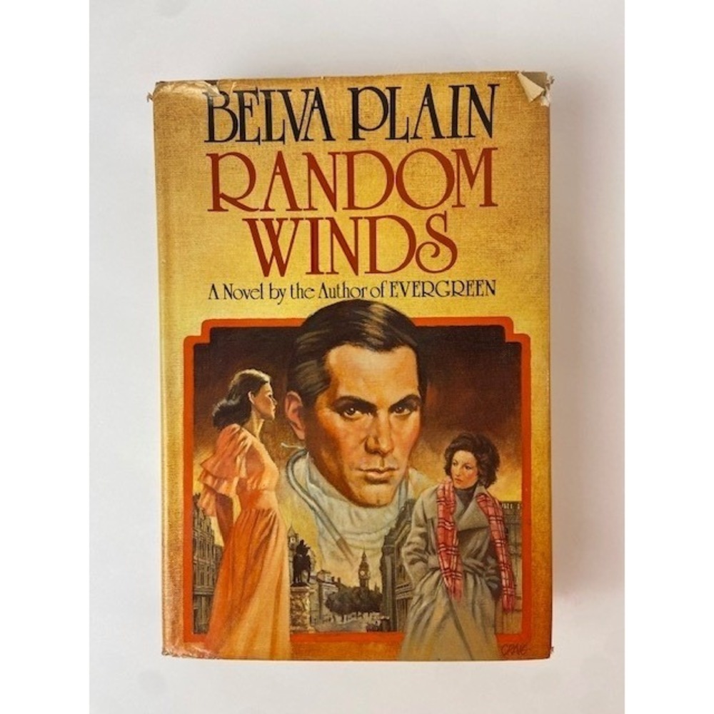 Random Winds Belva Plain Hardcover Novel 1980 Delacorte Press ISBN 0440071240